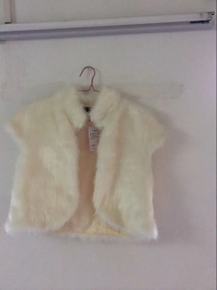 Офисный короткий женский элегантный жилет из искусственного меха пальто из искусственного меха куртка верхняя одежда Теплый жилет пальто бежевый белый жилет для женщин V524