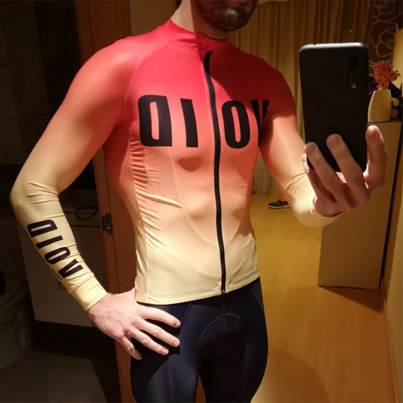 Ropa ciclismo hombre велосипедная Униформа ciclismo весна/осень легкая велосипедная Джерси с длинным рукавом набор MTB roupa ciclismo комплект