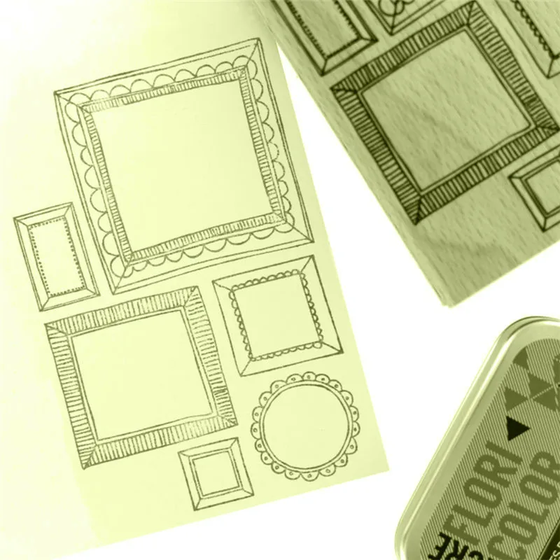 

YaMinSanNiO Window Metal Cutting Dies for Scrapbooking New 2019 Square Frame Dies Cuts Card Making Border Circle Craft Dies
