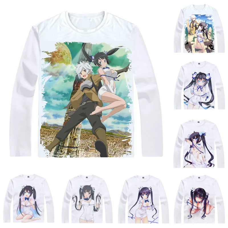 Coolprint Футболка с изображением в стиле аниме DanMachi Familia футболка миф мульти стиль
