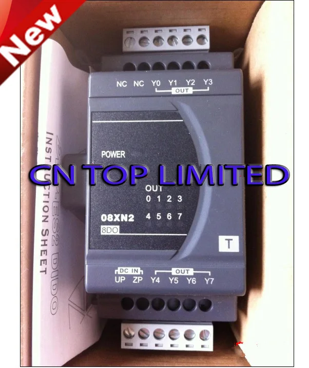DVP08XN211T Delta ES2/EX2 Series Digital Module DO 8 Transistor 24VDC new in box dvp08sn11t delta s series plc digital module do 8 transistor new in box