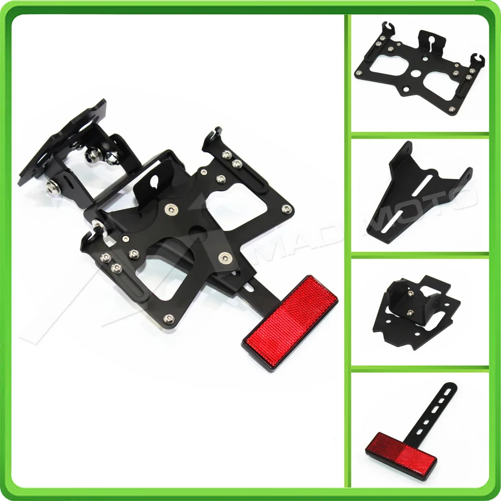 

For Suzuki GSXS 1000 GSX-S1000 GSXS1000 2015 2016 Motorcycle Adjustable Fender Plate Bracket License Plate Holder