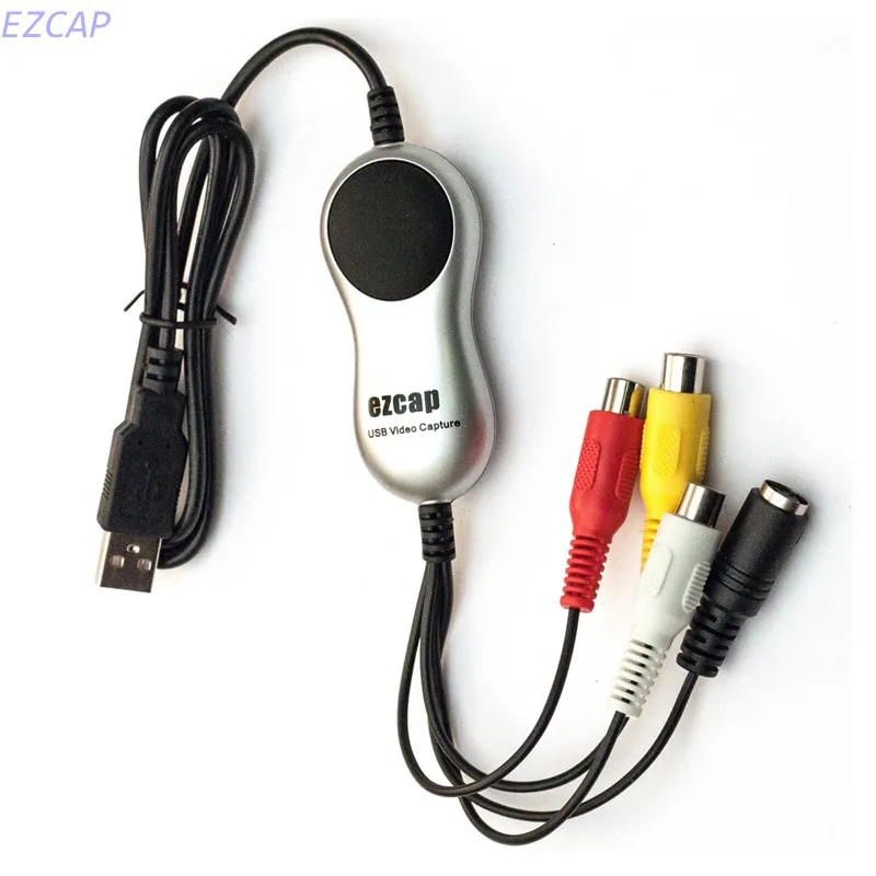 USB 2.0 Видео Audio Capture ТВ DVD VHS DVR Регистраторы преобразователя Аналоговое видео аудио