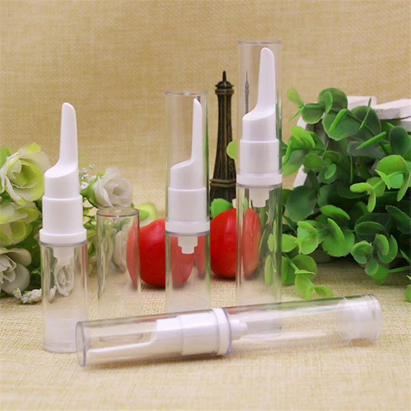 Download 5ml 10ml Clear Airless Pump Bottles for eye cream Plastic AS Airless Bottle Vacuum cosmetic ...