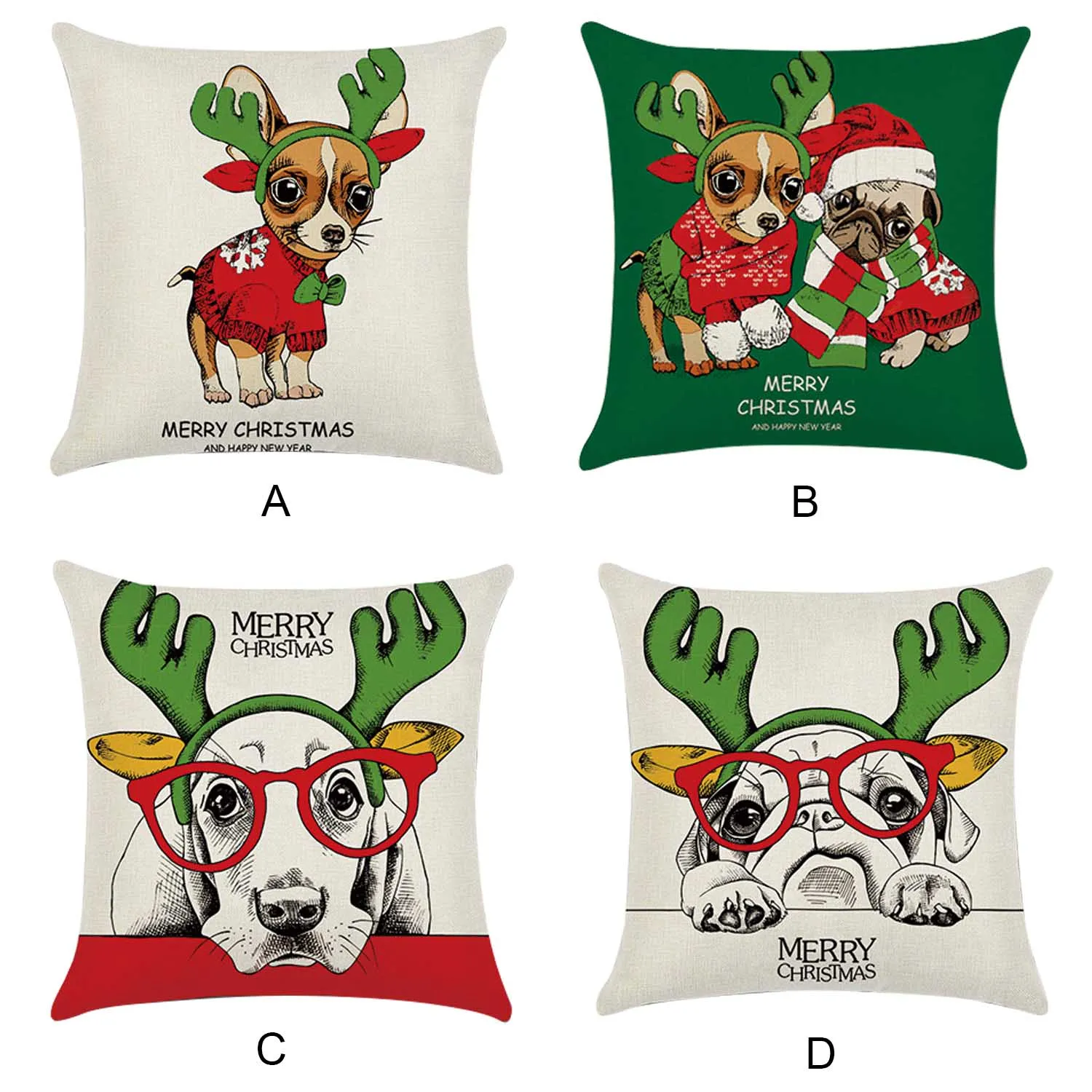 Behogar عيد ميلاد سعيد انغلق الكتان غطاء مسند كنبة مربّع حالة وسادة المخدة لعيد الميلاد حزب المنزل كنبة مكتب ديكور Behogar عيد ميلاد سعيد انغلق الكتان غطاء مسند كنبة مربّع حالة وسادة المخدة لعيد الميلاد حزب المنزل كنبة مكتب ديكور