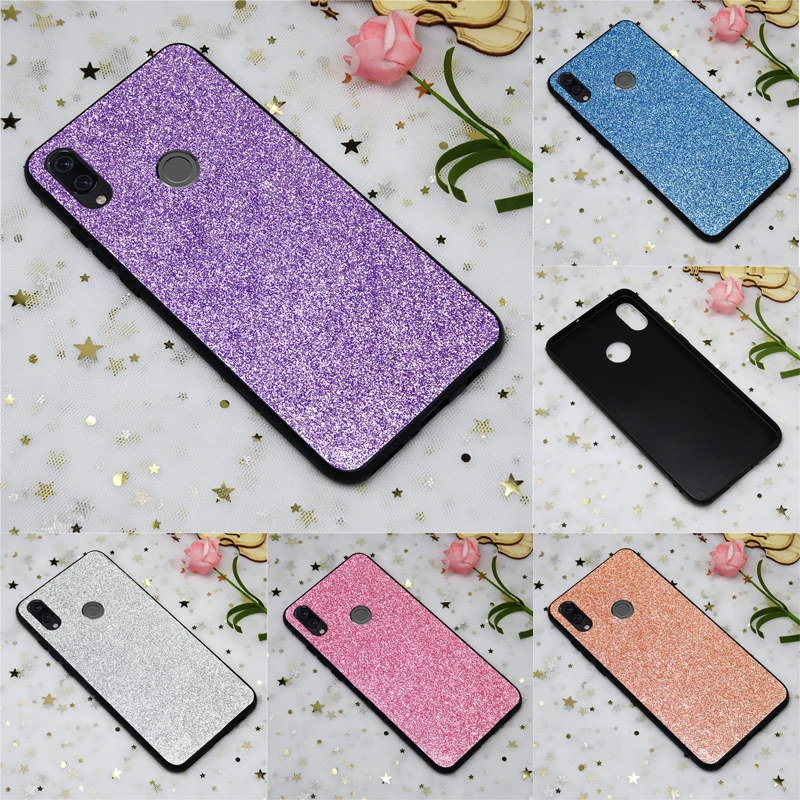 

For Xiaomi Redmi Note 7 Case Cover Flash powder Soft TPU Redmi 7 Note 7 Pro Protective Xiomi redmi note7 case