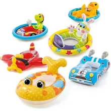 Детский летний плавательный бассейн ming, надувное кольцо ming, Мультяшные животные, поплавок, водный поплавок, бассейн, плавательный круг, сиденье, лодка, аксессуары