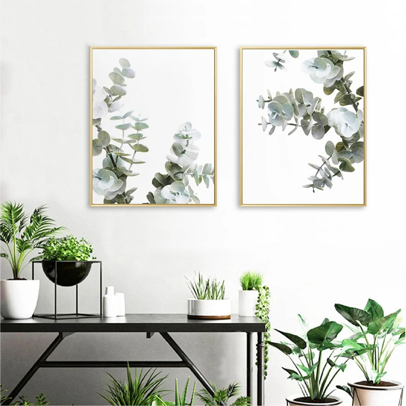 Watercolor Eucalyptus Poster Home Decor
