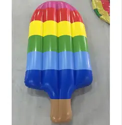 140*65 см надувные плавающей строки мороженое матрац для взрослых Плавание воды игрушка