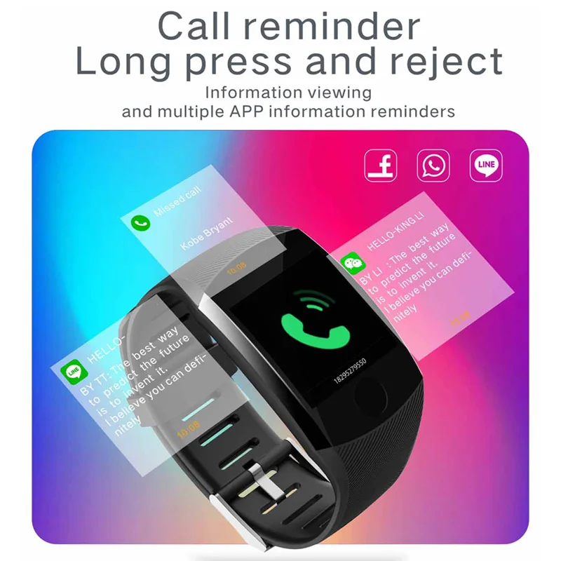 Bluetooth Смарт часы BOAMIGO бренд браслет пульсометр мониторинг сна для IOS Android телефон