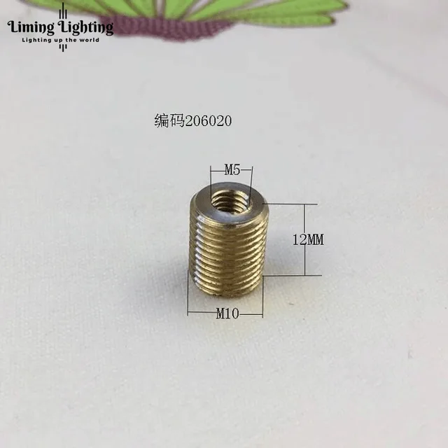 M6 To M10, M8 To M10, M10 To M14 Threaded Hollow Tube Adapter Inner