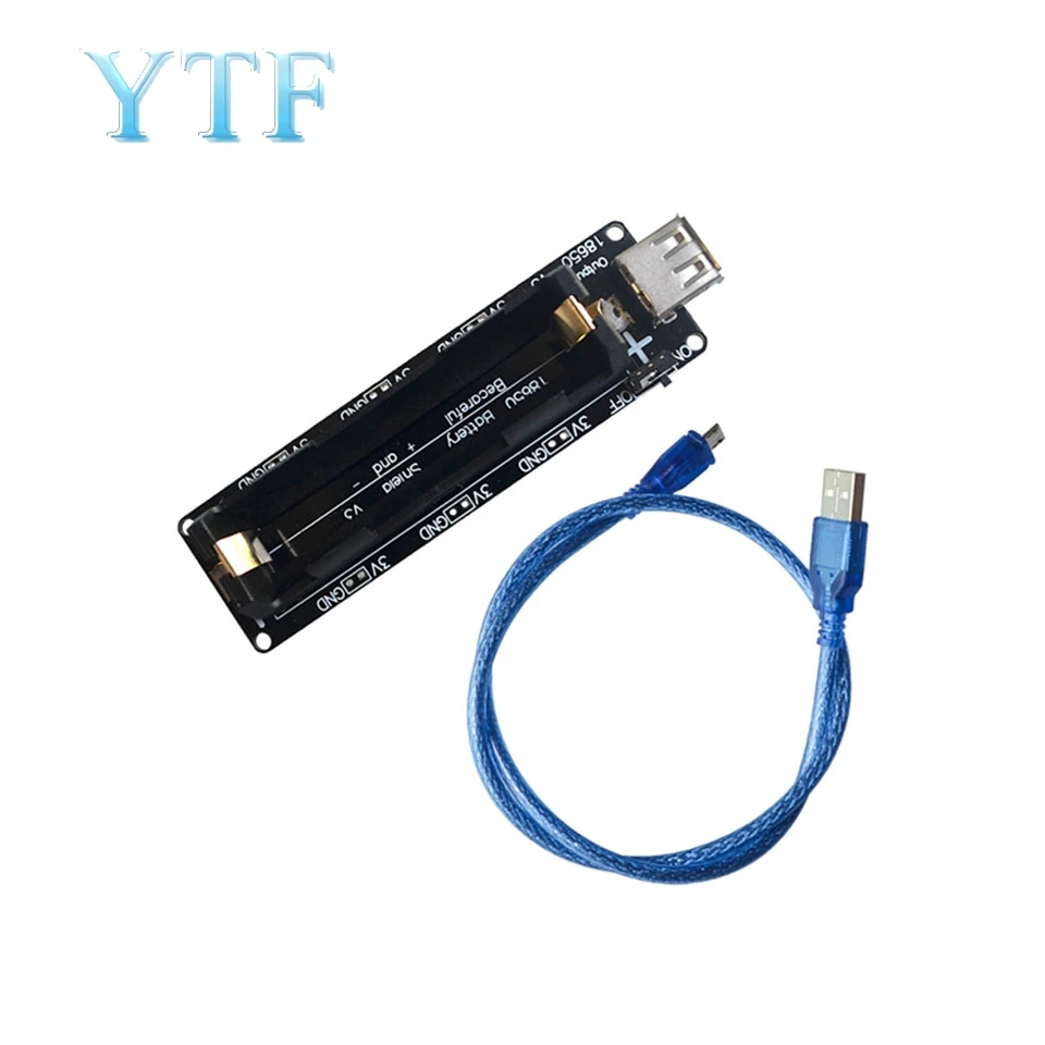 

18650 battery holder V3 development board compatible ESP8266 Raspberry Pi 3 overcharge protection 5V