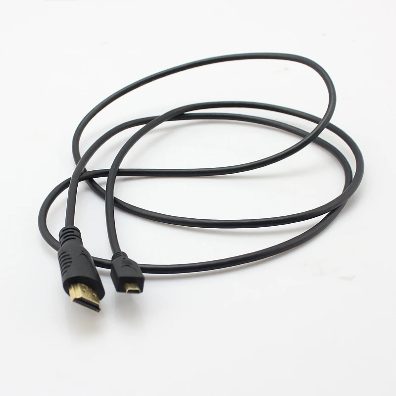 Высокоскоростной 90 см 1 м кабель Micro HDMI к конвертера M/M для экшн камеры Gopro Hero 4/3/3 plus