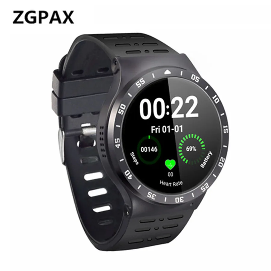 

ZGPAX S99A 3G GPS WiFi Smartwatch Phone Pedometer Heart Rate Monitor Sport Watches 8GB ROM 5.0MP HD Camera Bluetooth Smart Watch