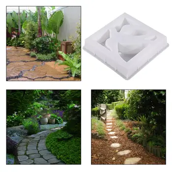 

30x30x6cm Plastic Simulation Bird Flower Garden Floor Mould DIY Paving Mould Reusable Garden Concrete Brick Making Tools