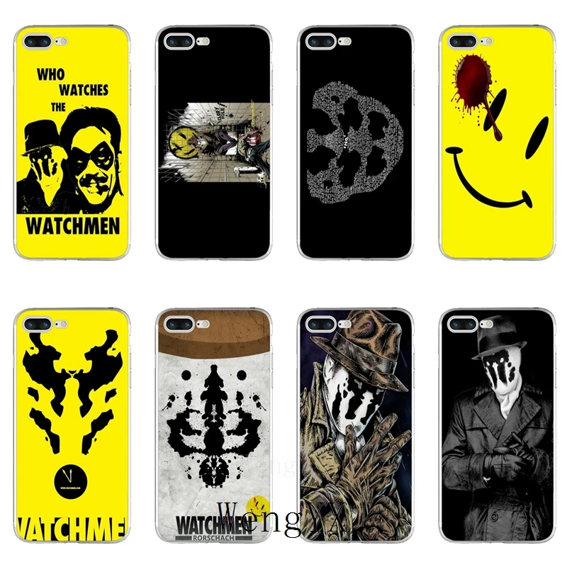 Who Watch The Rorschach Watchmen тонкий мягкий чехол для телефона из ТПУ Samsung Galaxy S3 S4 S5 S6 S7 edge S8 S9