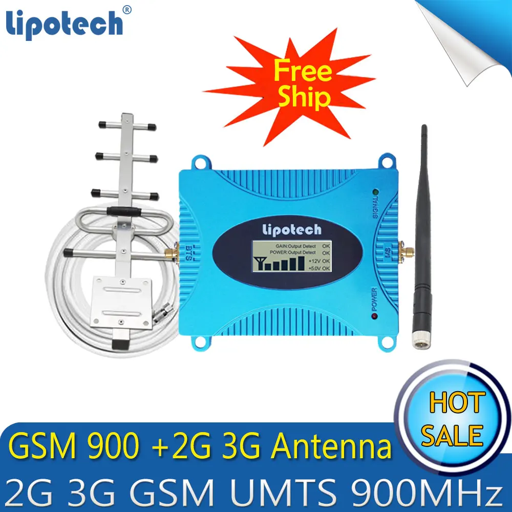 Продажа Бесплатная доставка, обновленный GSM 900 МГц ретранслятор сигнала 2G Мобильный Сотовый усилитель сигнала GSM 900 Усилитель сотового телефона 3g на...