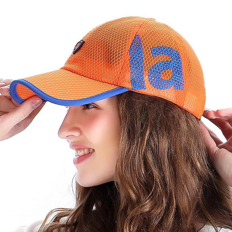

Outdoor Running Caps Mesh Sport Caps Breathable Man Baseball Summer Adjustable Sun Hat Sports Caps Men UV Protection