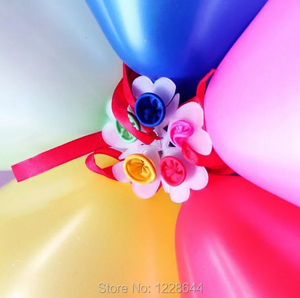 Wedding decoration Party supplies Balloon clips Flower shape Helium