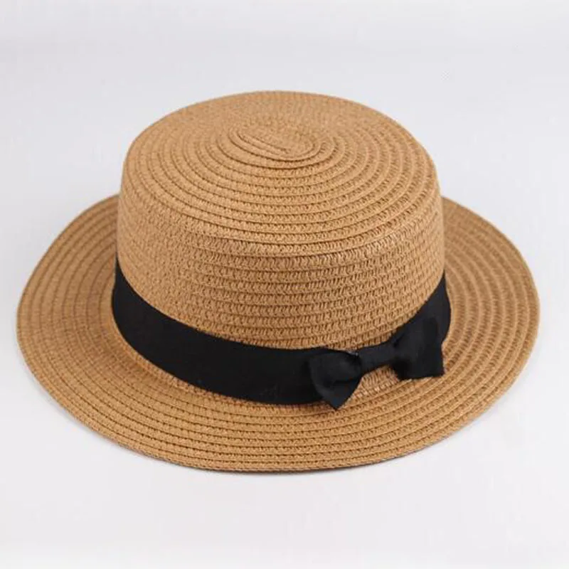 Шляпа женская Соломенная от солнца с бантом летняя|straw hat|straw hats wholesalerssummer for women |