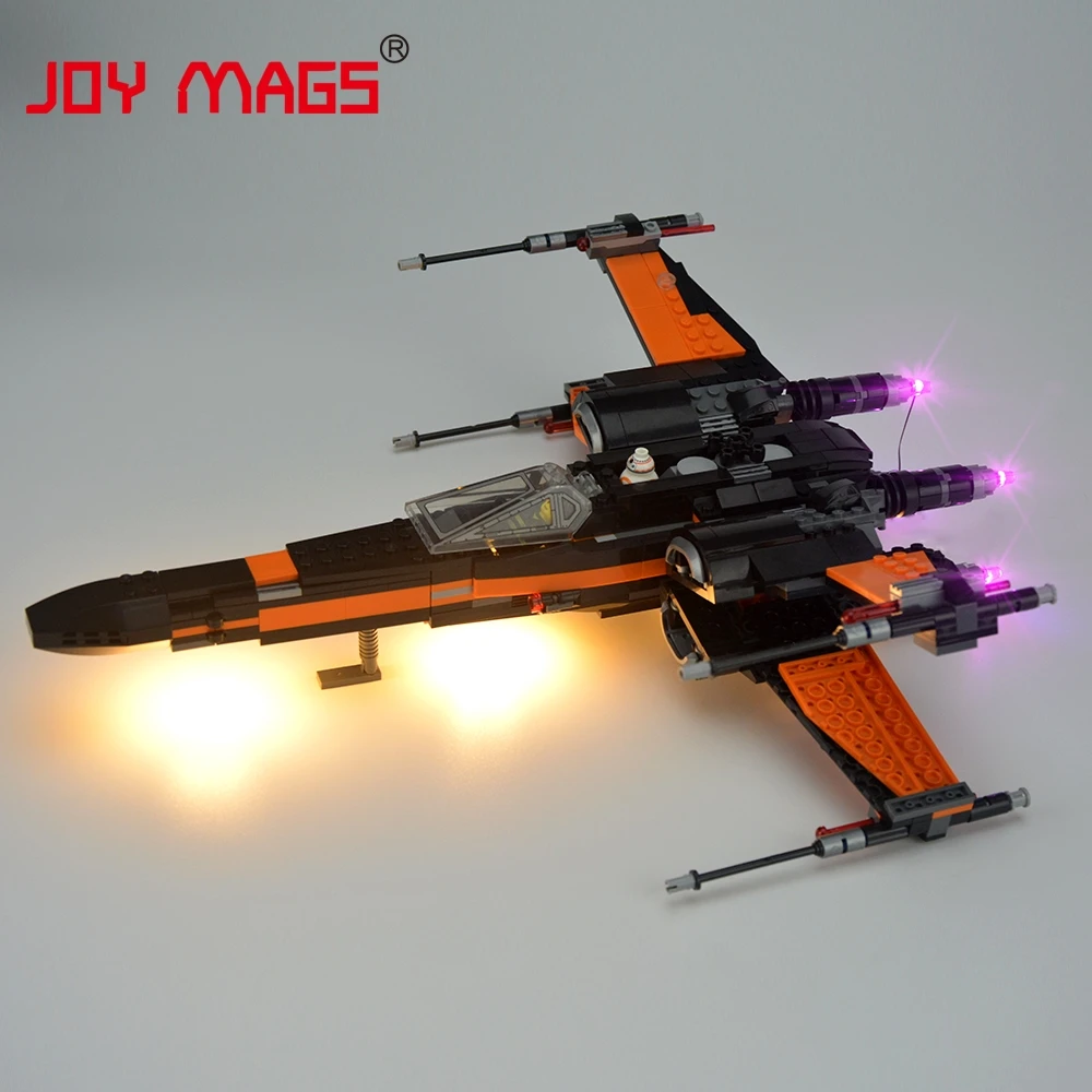 

JOY MAGS Only Led Light Kit For 75102 Star War Poe's X-Wing Fighter Compatible With Model 05004/79209/10466