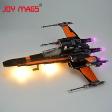 JOY MAGS Only Led Light Kit For Building BlocksStar Wars Poe’s X-Wing Fighter Compatible With Lego 75102 05004 Excluding Model