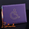 ZS PU Leather Disability card cover Red Disabled identity Case blue handicapped id bags (Customization accepted) ► Photo 2/6