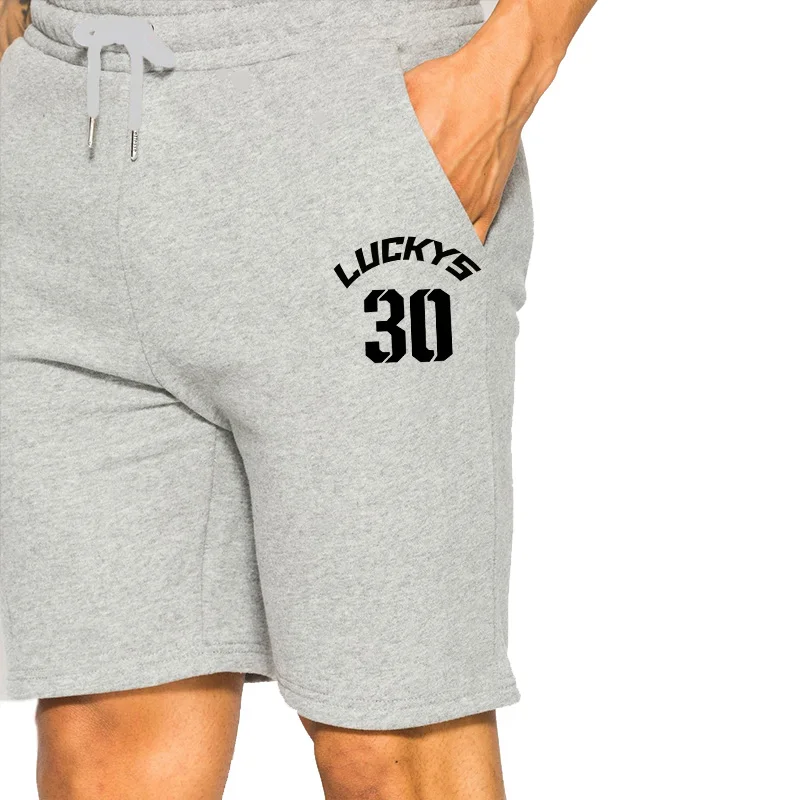 New Number Lucky 30 Print Shorts Trunks Beach Shorts Breathable Cotton Gym Short Trousers