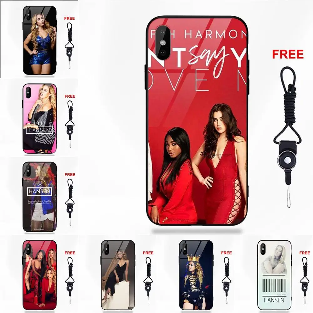 Fifth Harmony Dinah Jane Hansen For Apple iPhone 5 5C 5S SE 6 6S 7 8 Plus X XS Max XR Soft TPU Frame Tempered Glass Popular Hot | Мобильные