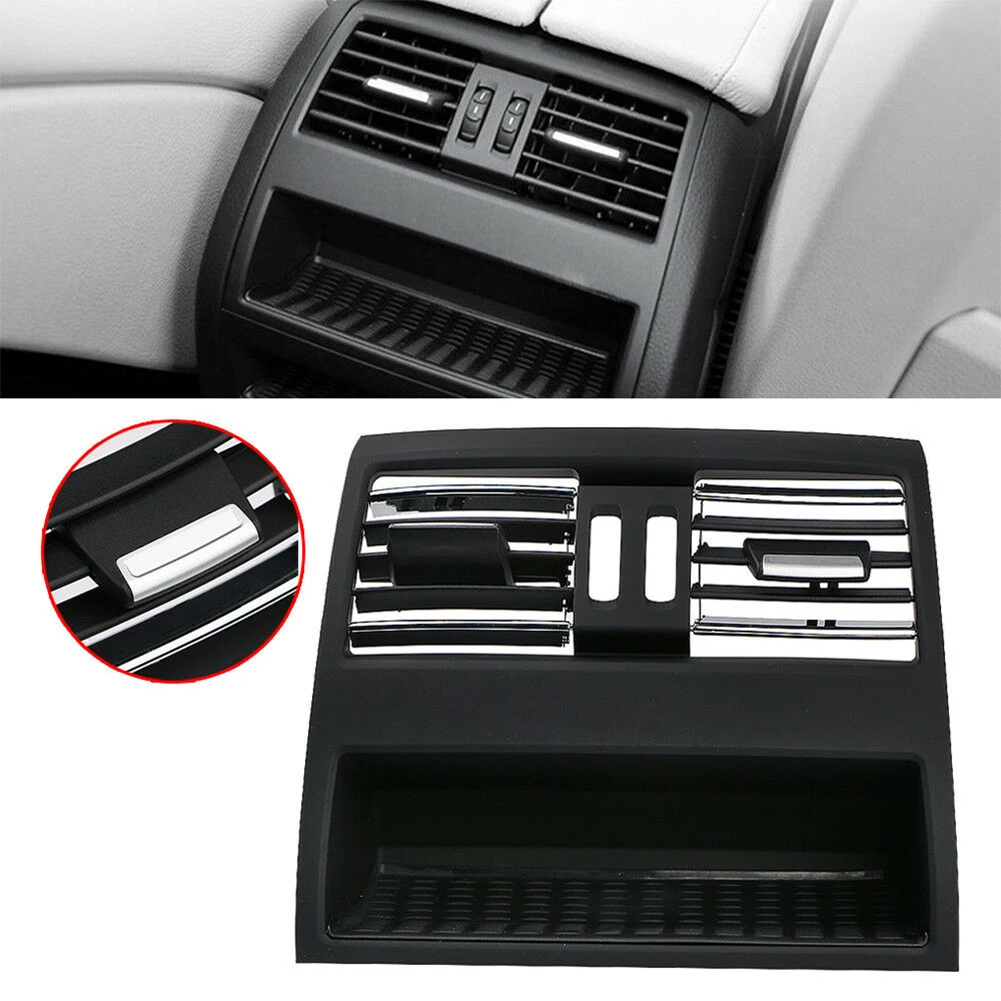 

64229172167 Car Fresh Frame Easy Install Console ABS Grille Air Vent Cover Protective Outlet Rear Center For 5 Series