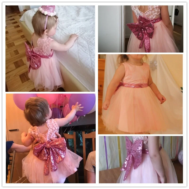 Модное детское платье для дня рождения с бантом для девочек 1 год платье-пачка принцессы для маленьких девочек с цветочным рисунком, свадебное платье летняя одежда для маленьких девочек