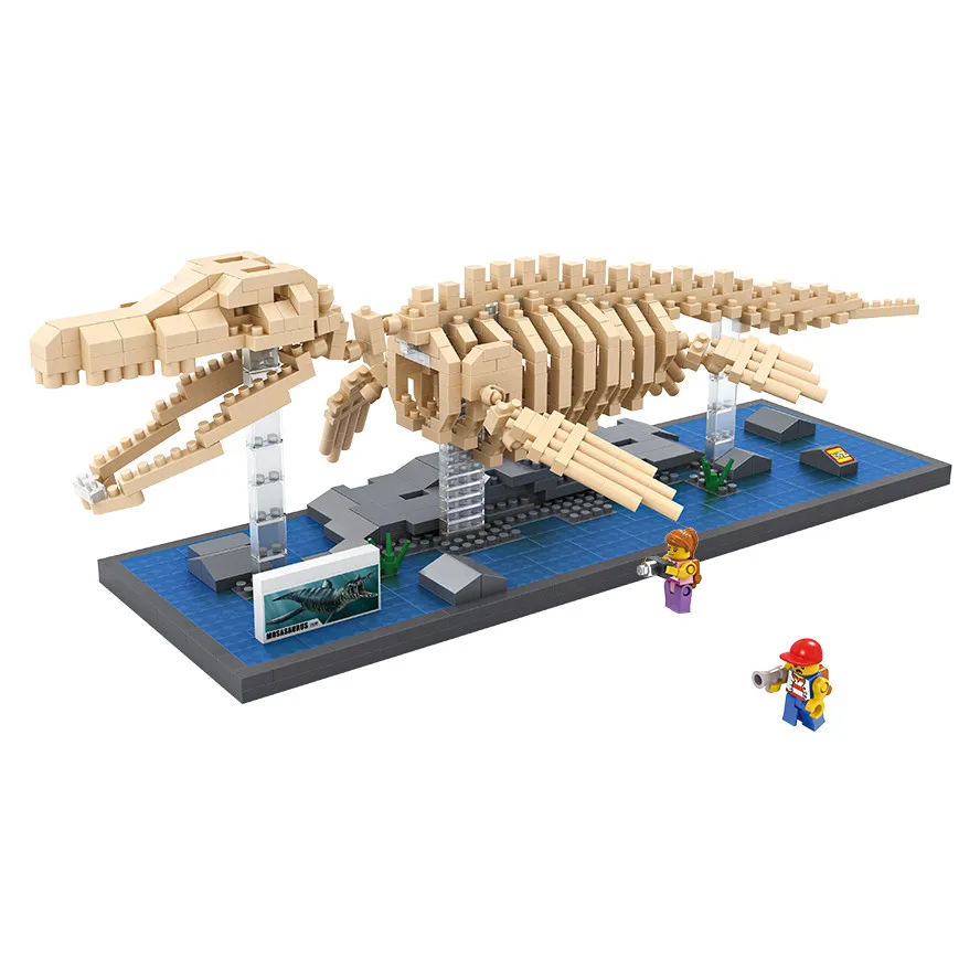 LOZ микро блоки динозавр Сделай Сам Строительные кирпичи Fossil 3D аукцион фигурка