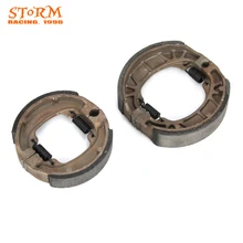 Мотоциклетные передние и задние тормозные колодки и пружины для Yamaha PW TY 80 1983-2010 PW80 Y-Zinger 1977-1982 TY80 ATV Dirt Pit Bike