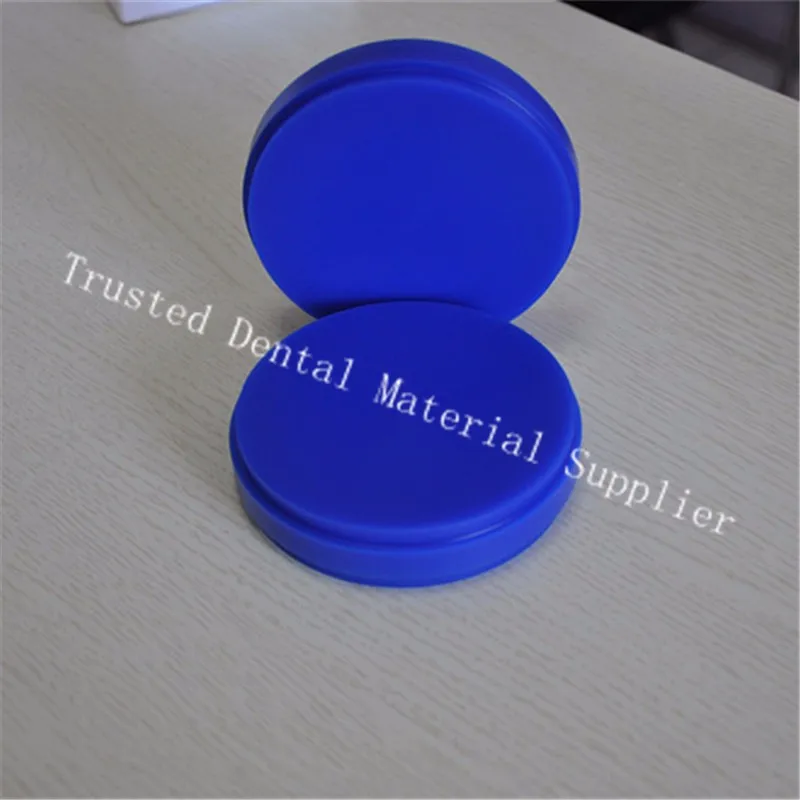 Sample 5 Pieces OD98*10/12/14/16/18/20MM Blue Wax Blocks Carving Wax Blank Disc Dental Lab Materials Wieland Milling Machine