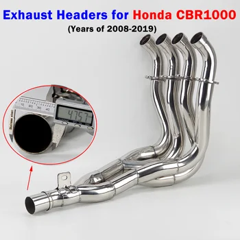 

cbr1000 2008-2019 Slip-on Motorcycle exhaust muffler headers link front down pipe for Honda CBR1000 2008-2019
