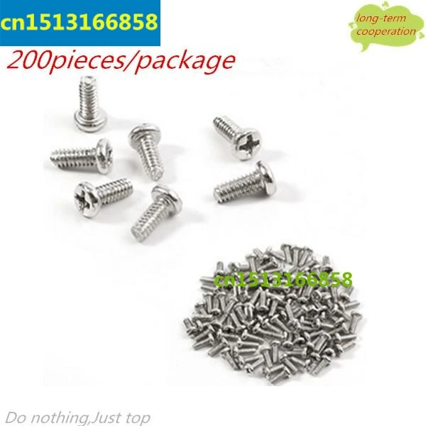 

200PCS/Pack Repair Replacement Alloy Screws for Samsung Galaxy S4 IV i9500 I9505 i337 M919
