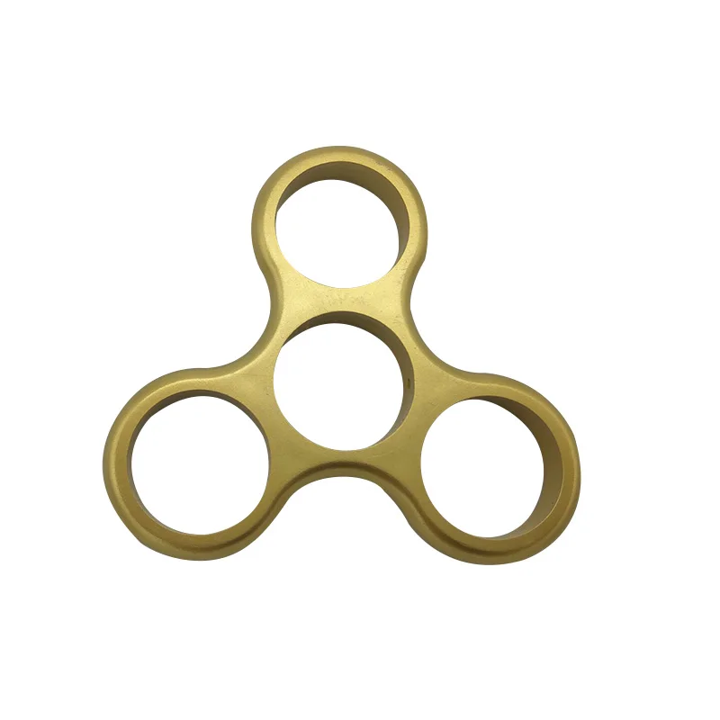 

Baby Tri-Spinner Fidget Toy titanium alloy frame Hand Spinner Star polish Bearing For Autism Anxiety Stress Relief children toy