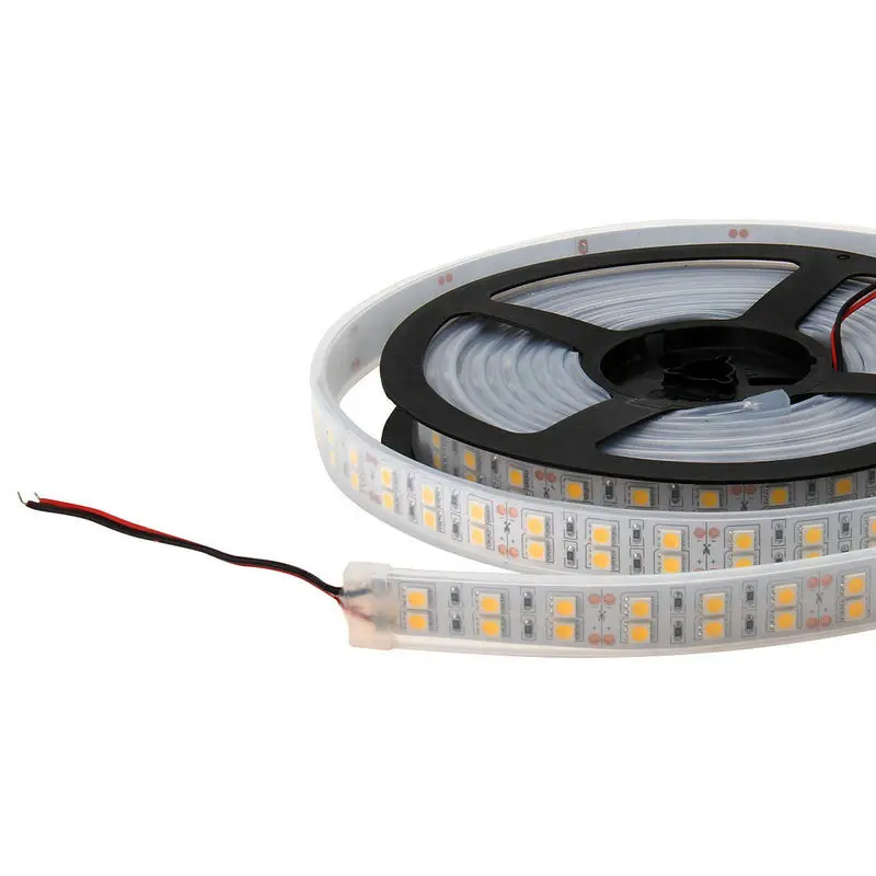 16 футов 5 м двухрядная СВЕТОДИОДНАЯ лента SMD 5050 120Led/M полоса света 600 светодиодов/5