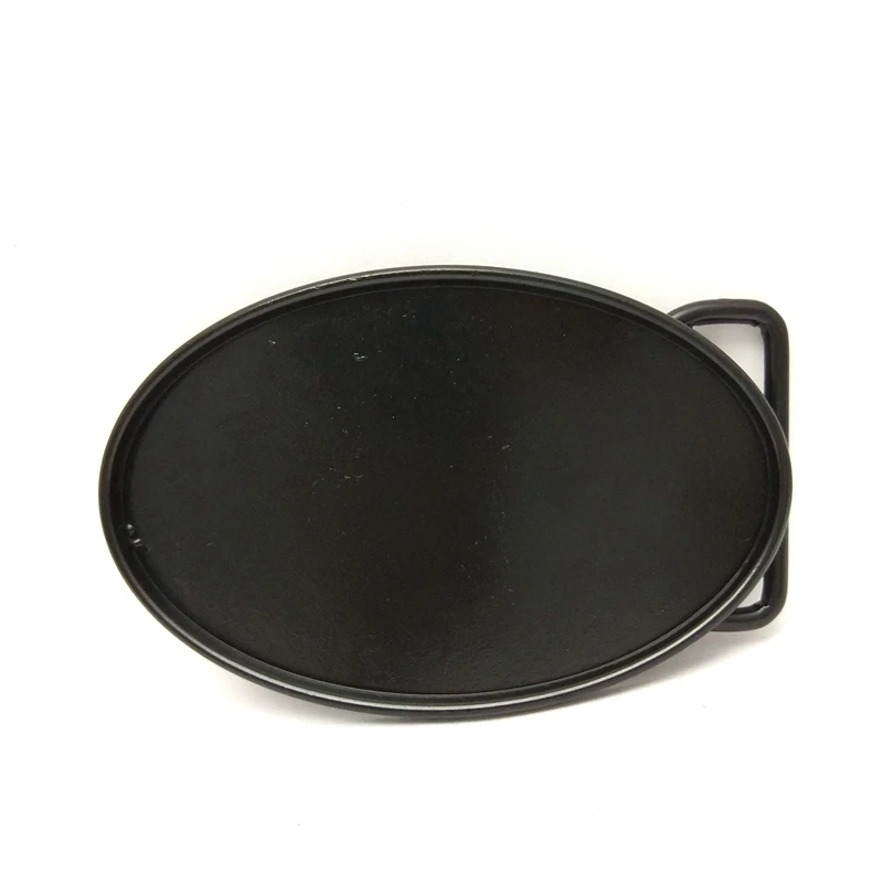 

Western cowboy clip oval blank metal belt buckle for belts men high quality belts accessories