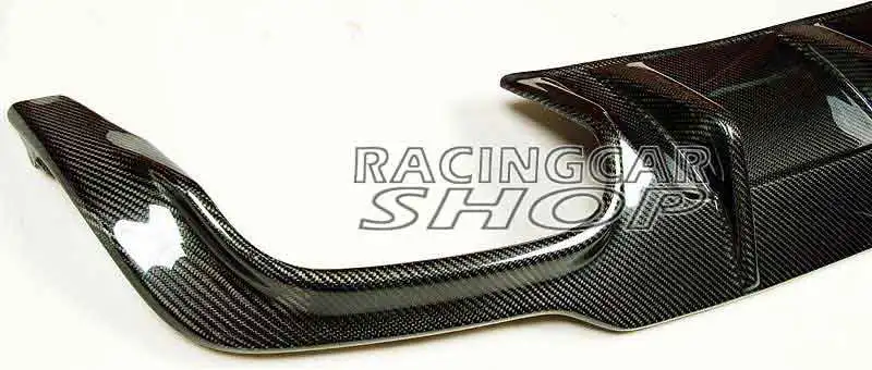 Real Carbon Fiber Rear Diffuser for Mercedes Benz C204 COUPE W204 SEDAN C250 C63 C200 AMG sport bumper 2012-2014
