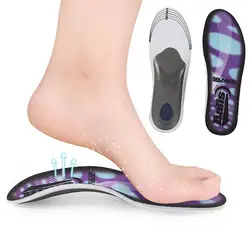 1 пара insole стелька Арка Поддержка плоских ног вкладыши для обуви уход для Plantar Fasciiti