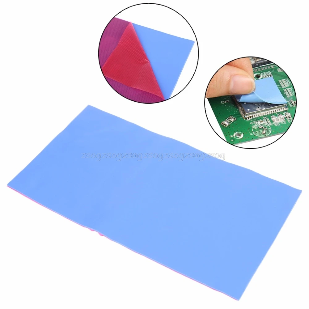 

200*400*3mm Thermal Conductive Pad GPU CPU LED Heatsink Cooling Silicone Sheet Heatsink Pad JUN23 dropshipping