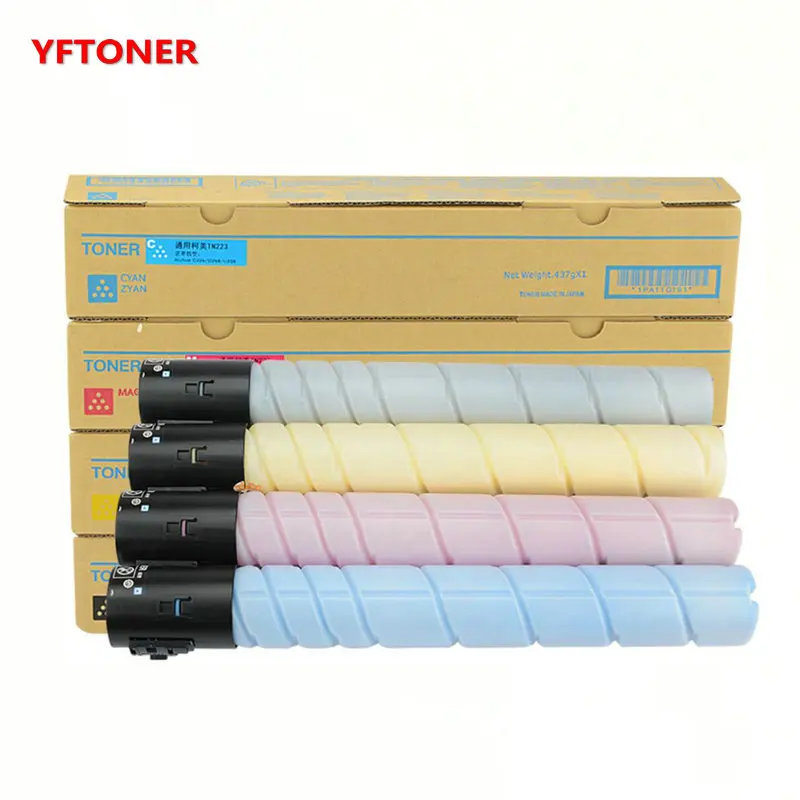 

YFTONER TN-223 224 Toner Cartridge for Konica Minolta TN223 TN224 C226 C256 C266 C7222 C7226 Printer