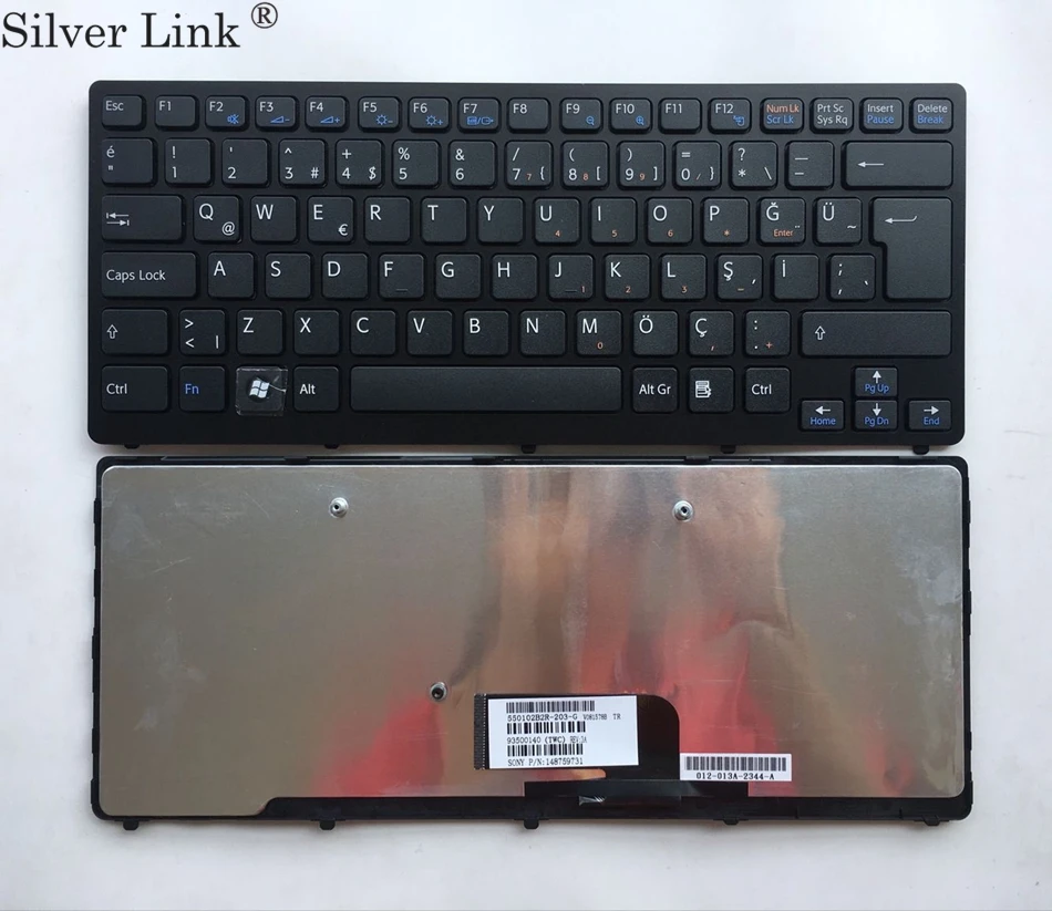 

TR Turkish Keyboard For Sony Vaio VPC-CW VPC CW VPCCW CW16EC CW18FC Black Frame Laptop Keyboard TR layout