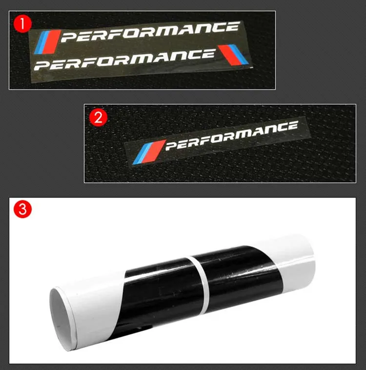 Set for M Performance Side Skirt Stickers Waist Line Side Stripe Decals for BMW 5 Series G30- Car Styling Accessories