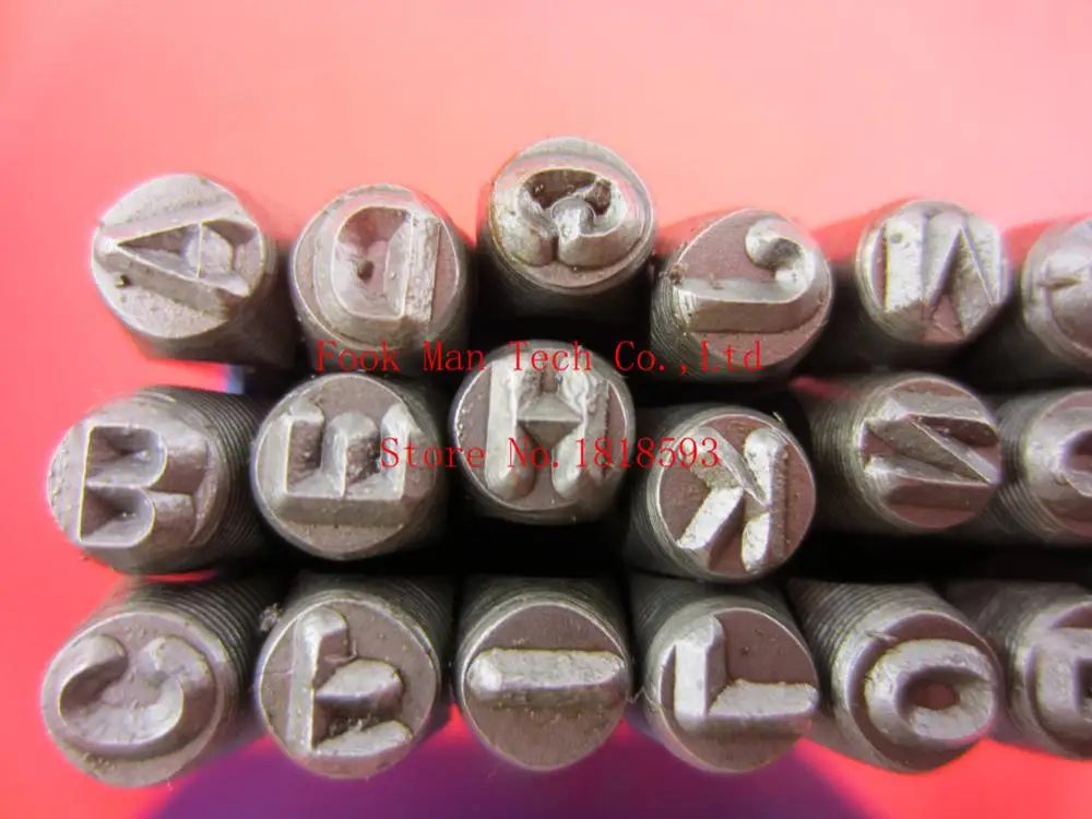 27pcs 5 MM Capital Letter A Z Punch Stamp Set steel punch tool Jewelry