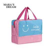 Mara's Dream водонепроницаемый Оксфорд большой емкости сумка для женщин и мужчин ткань с разделителем для сухого и влажного сумки для путешествий хранения портативный пакет
