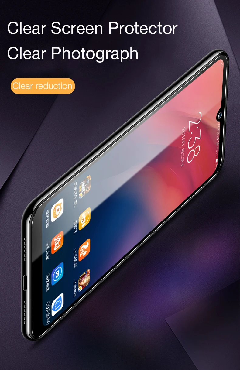 Cafele 2.5D Защита экрана для Redmi Note 7 стекло ультра-тонкое закаленное Flim не полное покрытие защитное стекло для Xiaomi стекло