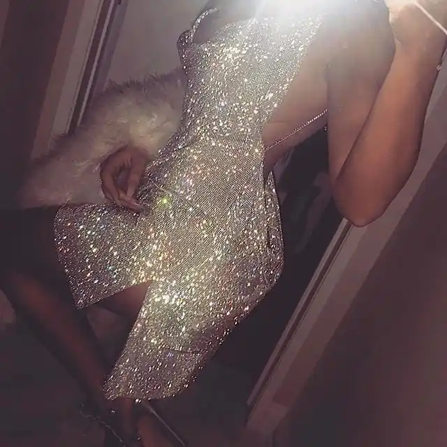 diamond sparkly dress