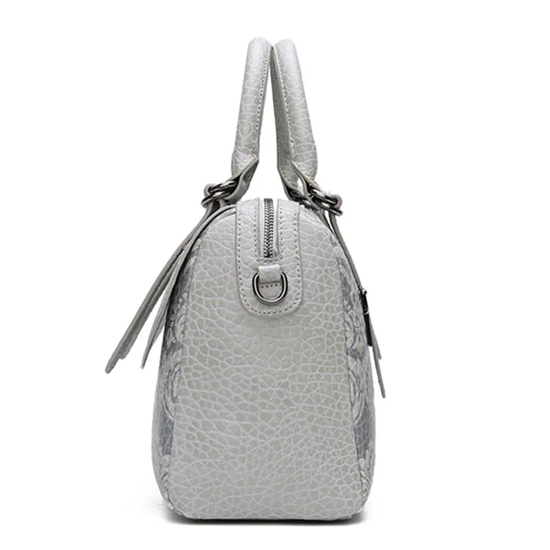 AEQUEEN 2018 العلامة التجارية حقيبة يد فاخرة الأحمر عالية الجودة جلدية حقائب كتف الإناث تنقش اليد السيدات خمر الأعلى مقبض حقيبة